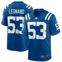 Men's Nike Shaquille Leonard Royal Indianapolis Colts Game Jersey