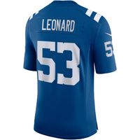 Men's Nike Shaquille Leonard Royal Indianapolis Colts Vapor Limited Jersey