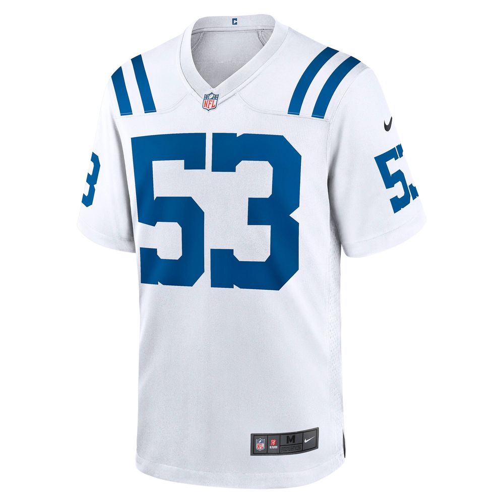 Men's Nike Shaquille Leonard White Indianapolis Colts Player Game Jersey