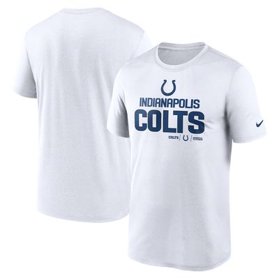 Men's Nike White Indianapolis Colts Legend Community Performance T-Shirt