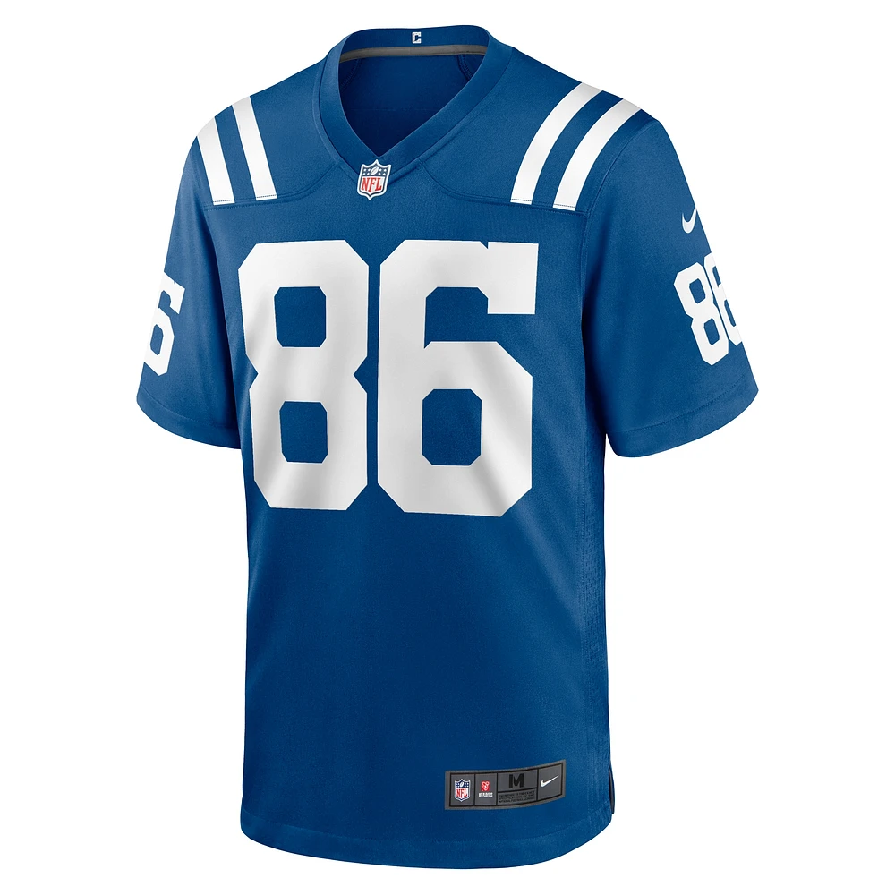 Men's Nike Will Mallory  Royal Indianapolis Colts Team Game Jersey