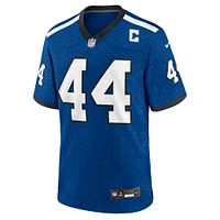 Men's Nike Zaire Franklin Blue Indianapolis Colts Alternate Game Jersey