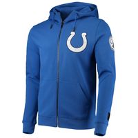 Men's Pro Standard Royal Indianapolis Colts 4-Hit Full-Zip Hoodie