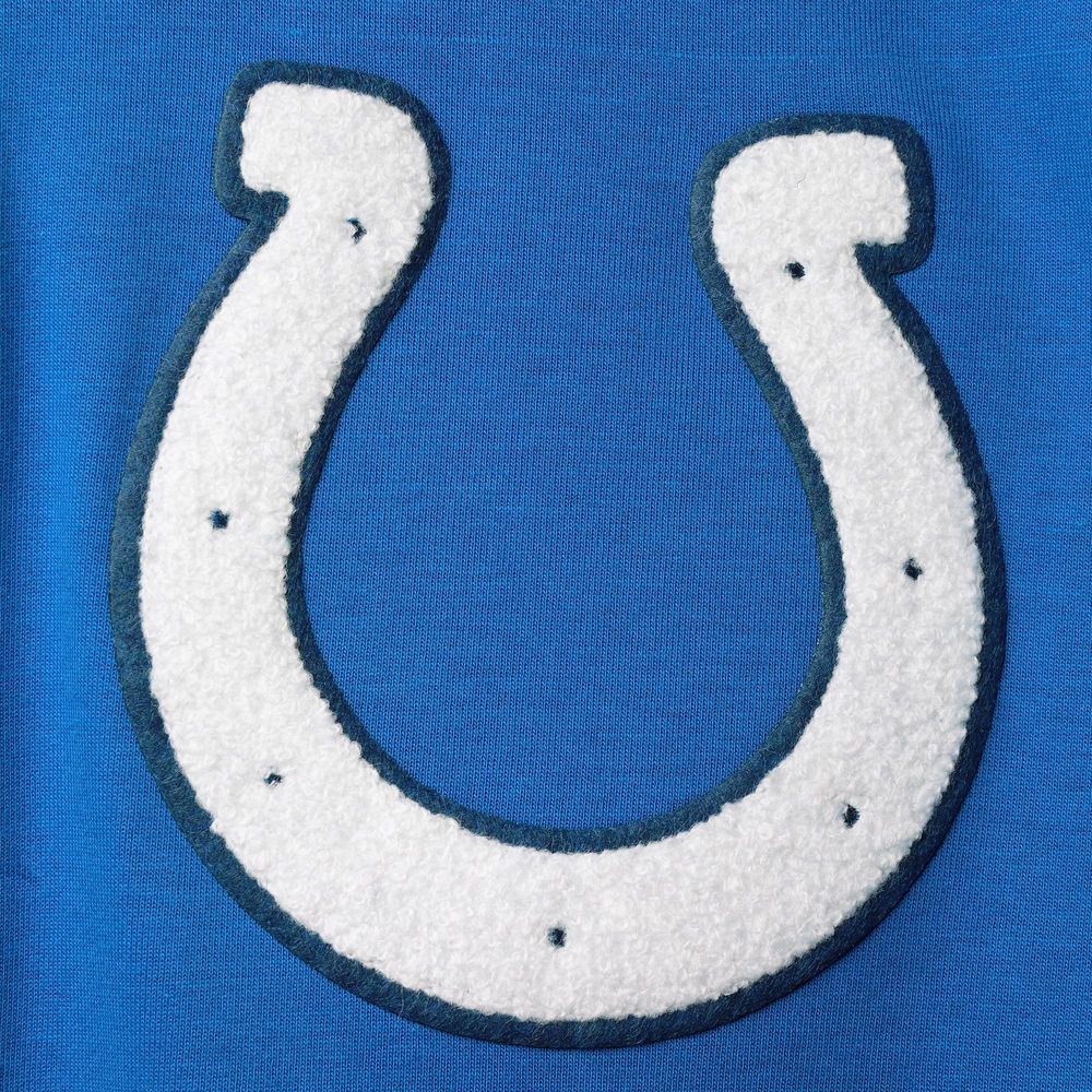 Men's Pro Standard Royal Indianapolis Colts 4-Hit Full-Zip Hoodie