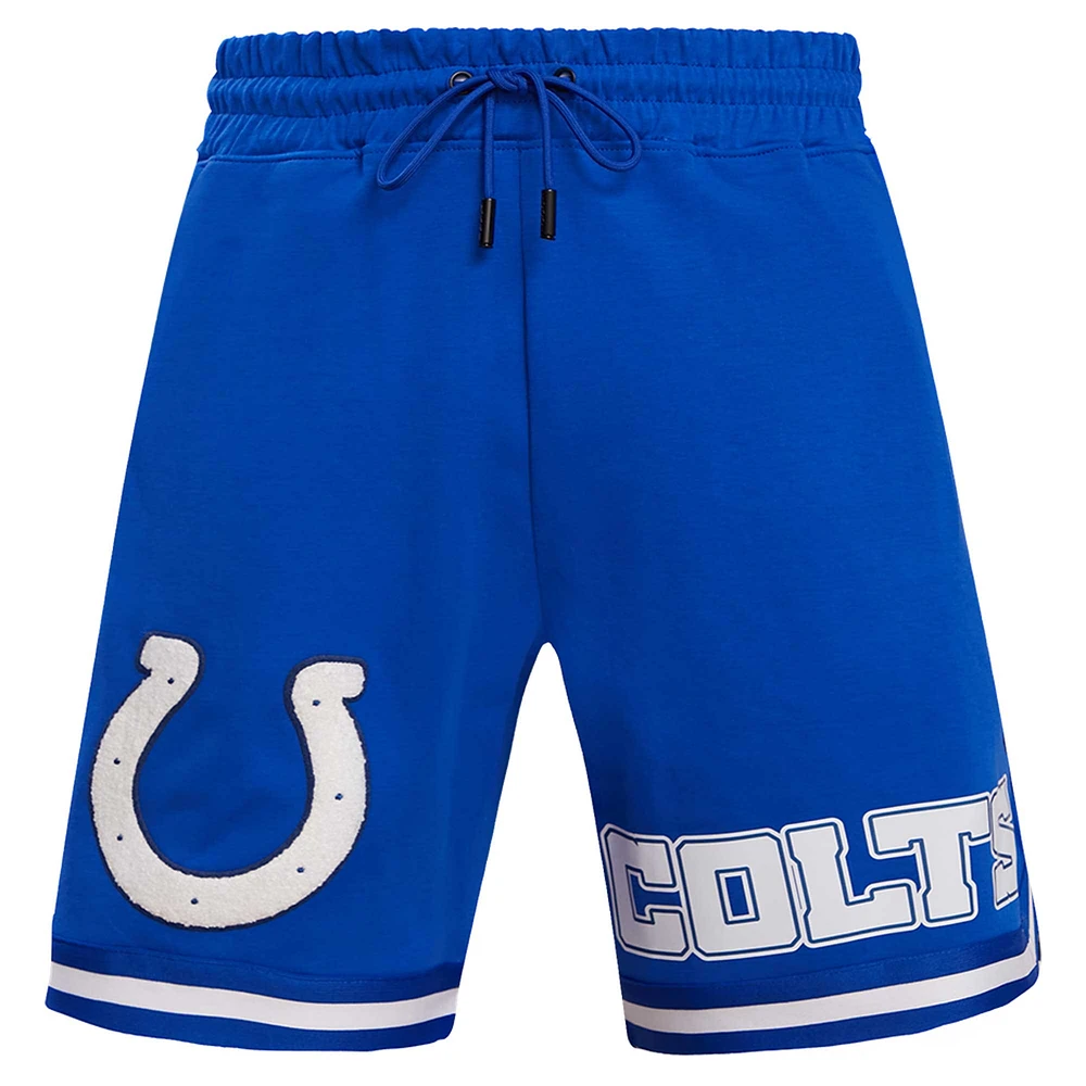 Short classique en chenille Pro Standard Royal Indianapolis Colts pour hommes