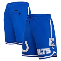 Short classique en chenille Pro Standard Royal Indianapolis Colts pour hommes