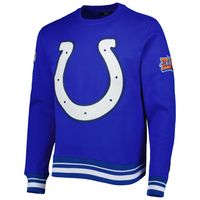 Men's Pro Standard Royal Indianapolis Colts Mash Up Pullover Sweatshirt