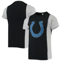 Refried Vêtements Noir Indianapolis Colts T-shirt fendu durable pour hommes