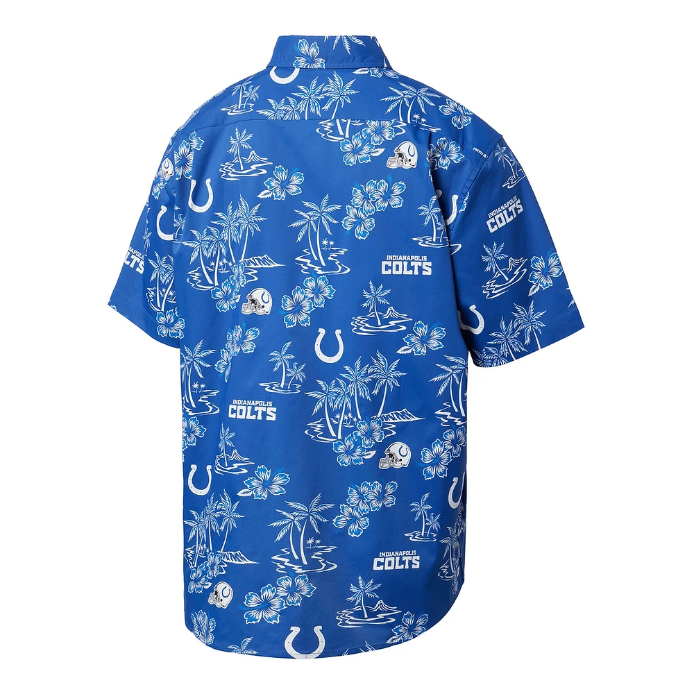 Chemise boutonnée Kekai pour homme Reyn Spooner Royal Indianapolis Colts