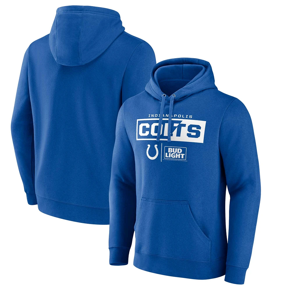 Sweat à capuche NFL x Bud Light des Royal Indianapolis Colts pour hommes