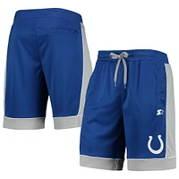 Men's Starter Royal/Gray Indianapolis Colts Fan Favorite Fashion Shorts