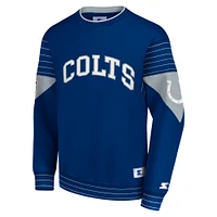 Sweat-shirt Starter Royal Indianapolis Colts Face-Off pour hommes