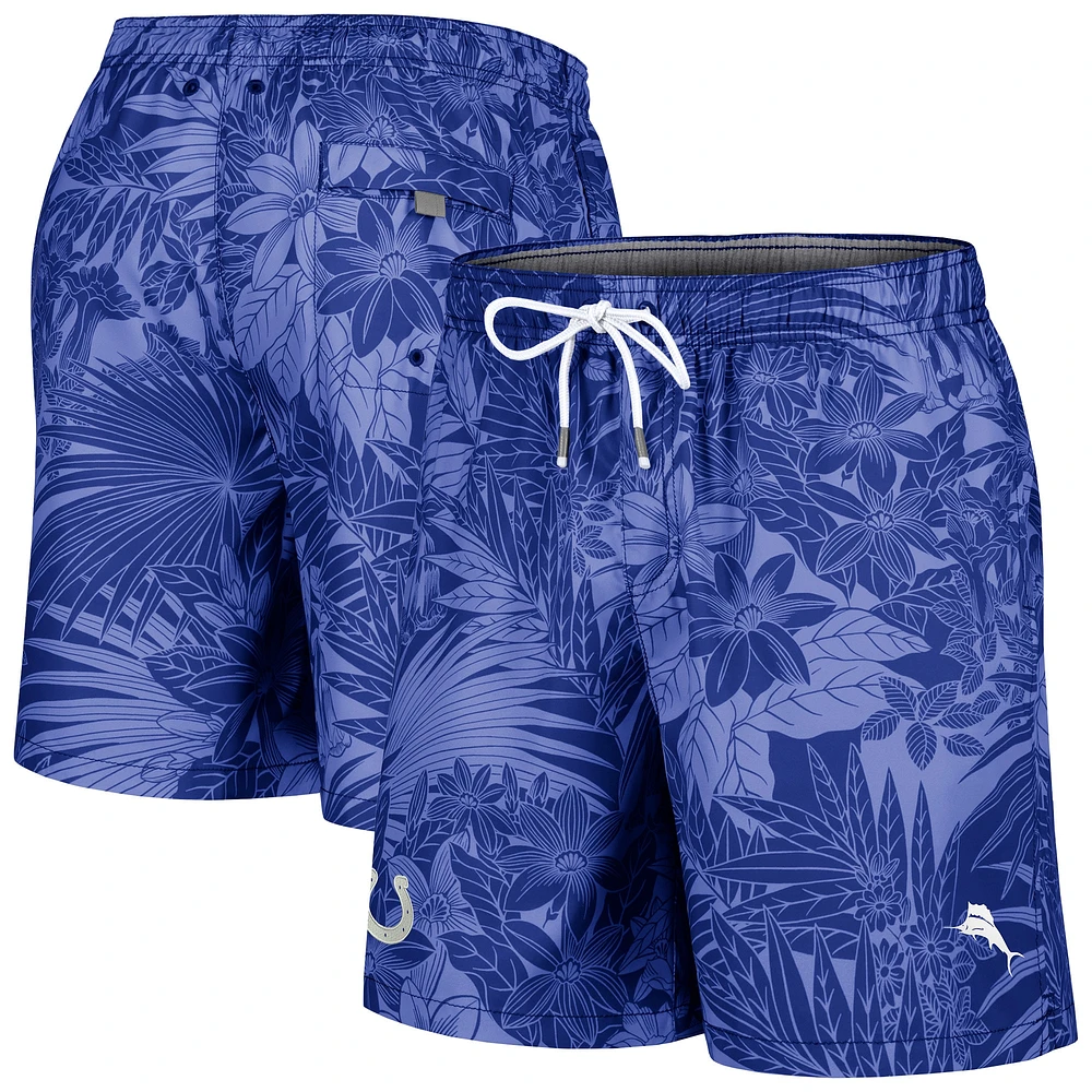 Short de bain Tommy Bahama Royal Indianapolis Colts Santiago Palms pour hommes