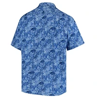 Men's Tommy Bahama Royal Indianapolis Colts Sport Jungle Shade Camp Button-Down Shirt