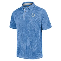 Polo Tommy Bahama bleu clair pour homme Indianapolis Colts Sport Santiago Paradise
