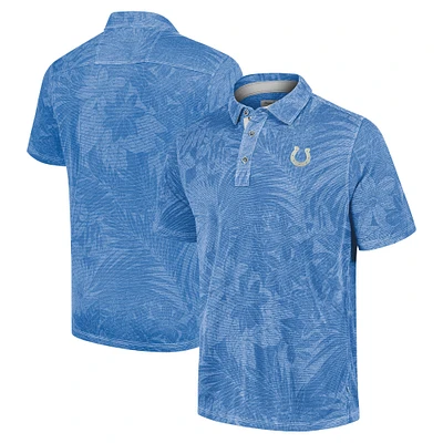 Polo Tommy Bahama bleu clair pour homme Indianapolis Colts Sport Santiago Paradise