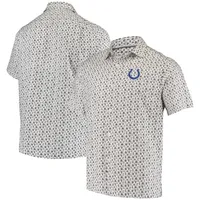 Men's Dallas Cowboys Tommy Bahama White Baja Mar Woven Button-Up Shirt