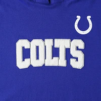 T-shirt à capuche manches longues Alex Tommy Hilfiger Indianapolis Colts Royal/Blanc pour homme