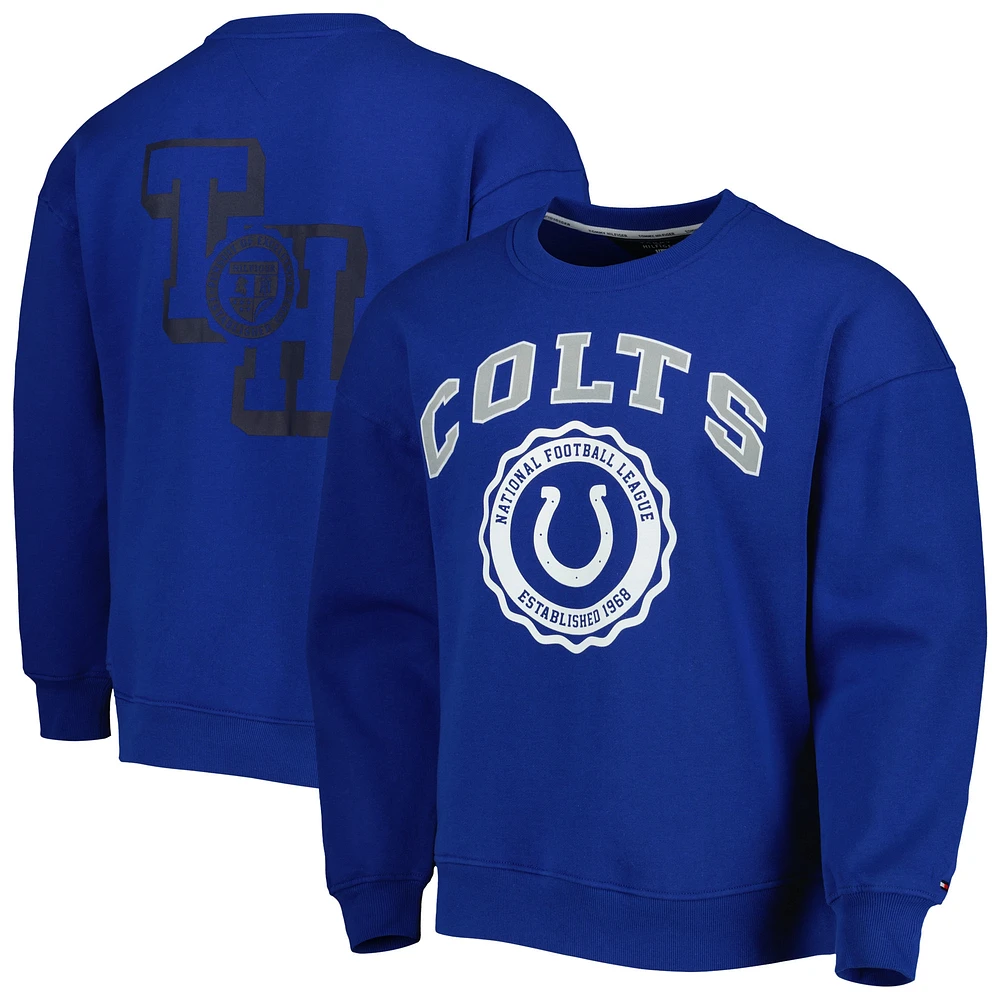 Sweat Tommy Hilfiger Royal Indianapolis Colts Ronald Crew pour homme