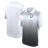 Polo Sandlot Game blanc/noir pour homme des Indianapolis Colts