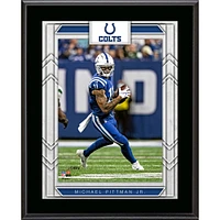Plaque de joueur sublimée encadrée de 10,5" x 13" de Michael Pittman Jr. Indianapolis Colts
