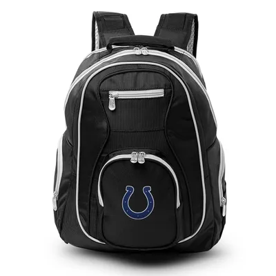 Indianapolis Colts MOJO Premium Color Trim Backpack - Black/Gray