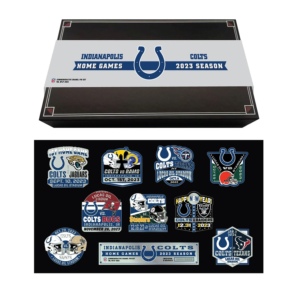 Ensemble de collection de pin MOJO Indianapolis Colts 2023 Game Day