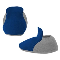 Ensemble bavoir et chaussons trois pièces Indianapolis Colts Little Champ pour nouveau-né bébé Royal/Gris