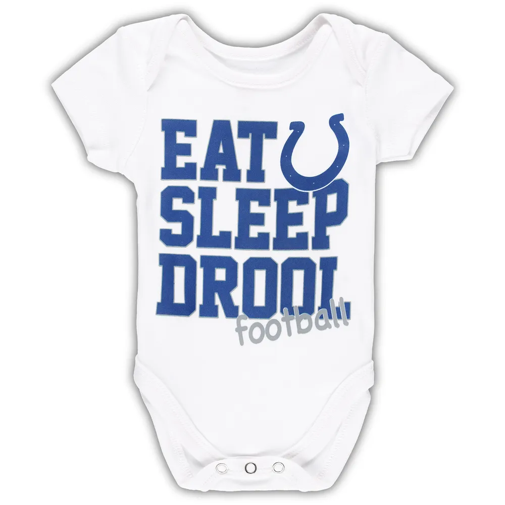 Newborn & Infant Black/Gray Las Vegas Raiders Eat Sleep Drool Football Three-Piece Bodysuit Set