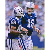 Peyton Manning Indianapolis Colts Fanatics Authentic Framed 15 x 17 Hall  of Fame Career Profile