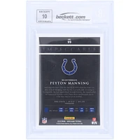 Peyton Manning Indianapolis Colts Autographed 2018 Panini Impeccable #99 #27/75 Beckett Fanatics Witnessed Authenticated 10 Card