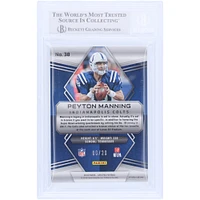 Peyton Manning Indianapolis Colts Autographed 2018 Panini Spectra Neon Pink #38 #6/20 Beckett Fanatics Witnessed Authenticated Card