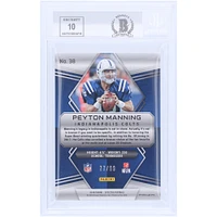 Peyton Manning Indianapolis Colts Autographed 2018 Panini Spectra #38 #77/99 Beckett Fanatics Witnessed Authenticated 9/10 Card