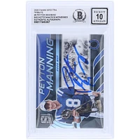 Peyton Manning Indianapolis Colts Autographed 2020 Panini Spectra Tribute 2009 MVP #T-PM6 #/99 Beckett Fanatics Witnessed Authenticated 10 Card 
