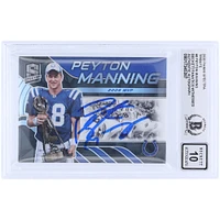 Peyton Manning Indianapolis Colts Autographed 2020 Panini Spectra Tribute 2009 MVP #T-PM6 #/99 Beckett Fanatics Witnessed Authenticated 10 Card 