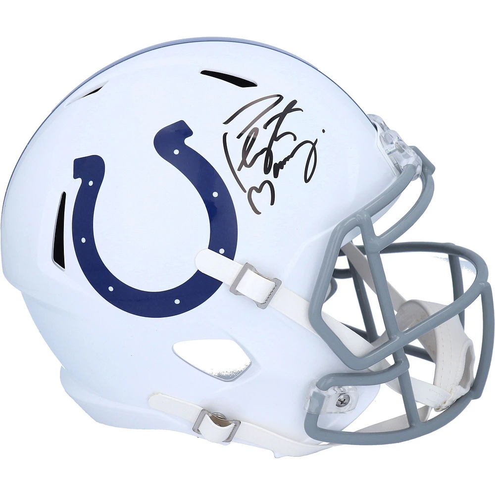 Peyton Manning Indianapolis Colts Autographed Riddell 2020 Speed Replica Helmet