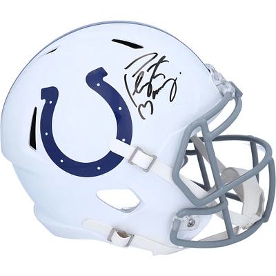 Peyton Manning Indianapolis Colts Autographed Riddell 2020 Speed Replica Helmet