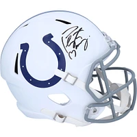 Peyton Manning Indianapolis Colts Autographed Riddell 2020 Speed Replica Helmet