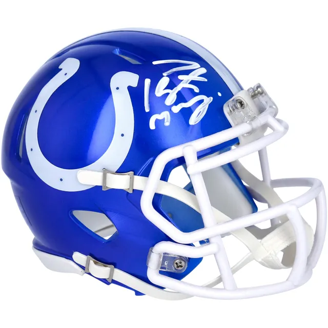 Peyton Manning Indianapolis Colts Autographed Riddell Flat White