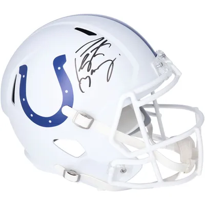 Riddell Indianapolis Colts Flat White Alternate Revolution Speed Authentic  Football Helmet