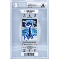 Peyton Manning Indianapolis Colts Autographed Super Bowl XLI Ticket with "SB XLI MVP" Inscription