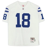 Peyton Manning Indianapolis Colts Autographed White Mitchell & Ness Replica Jersey with "SB XLI MVP" Inscription