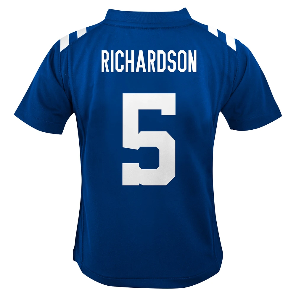 Maillot de jeu joueur Nike Anthony Richardson Royal Indianapolis Colts pour enfants d'âge préscolaire