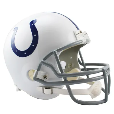 Indianapolis Colts Unsigned Riddell FLASH Alternate Revolution Speed  Authentic Football Helmet