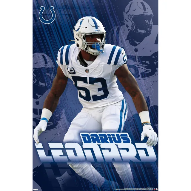 Men's Nike Shaquille Leonard Royal Indianapolis Colts Game Player Jersey