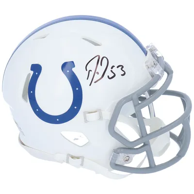 Peyton Manning Indianapolis Colts Autographed Riddell 2021 Season Throwback  Logo Speed Mini Helmet