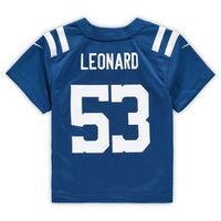 Toddler Nike Shaquille Leonard Royal Indianapolis Colts Game Jersey