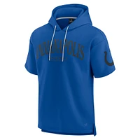 Sweat à capuche unisexe manches courtes Fanatics Royal Indianapolis Colts Elements Ready