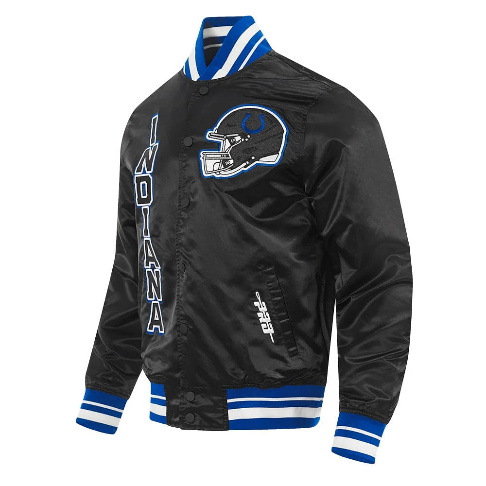 Unisex Pro Standard  Black Indianapolis Colts Indiana Nights Bomber Jacket