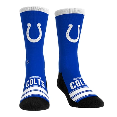 Chaussettes unisexes Rock Em Crew à rayures Gametime des Indianapolis Colts